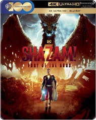 Shazam! Fury Of The Gods /ชาแซม! จุดเดือดเทพเจ้า (4K+Blu-ray Steelbook) (4K/BD ไม่มีเสียงไทย ไม่มีซั