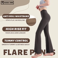 HANAONE Flared Pants Woman Yoga Pants Women Seluar Sukan Perempuan Running Pants Sport Pants Women D