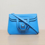 Halzan 31 B3坦尚尼亞藍 TC皮 A刻 銀扣