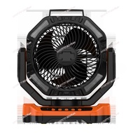 40000mAh Rechargeable Fan, Battery Operated Oscillating Outdoor Fan, Battery Powered Table Fan for H
