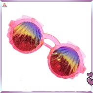 【Ready Stock】  Seashell Funky Seashells Black Sunglasses Carnival Party Birthday Decor Costume Eyegl