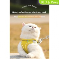 High-Visibility Anti-Escape Cat Harness Reflective Breathable Secure for Outdoor Safety
