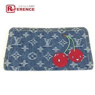 LOUIS VUITTONRFIC x 村上隆聯名 Monogram Denim Cherry LV x TM Zippy 長錢包