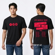 Kembrar ID - BANGTAN WORLD TOUR T-shirt Korean T-shirt KPOP Concert Men's Army shirtArirang Jungkook