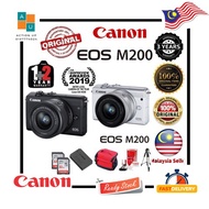 Canon EOS M200 Mirrorless Digital Camera with 15-45mm Lens Free Original Battery