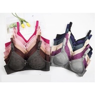Bra BH BIG Cup JUMBO Wire Free Bra Brukat Full Cup C-D SIZE 36 - 46