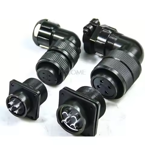 18-10 22-22 32-17 20-4S AMP D-5 Power Connector 4 Pins Plug Socket for A06B-6114-K210 FANUC Mitsubis