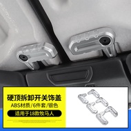 เงินตกแต่งภายในสําหรับ 18-23 JEEP Wrangler JL การปรับเปลี่ยนพวงมาลัย Dashboard SHIFT เกียร์อุปกรณ์ตก