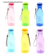 colorfulswallowfree 500ml bpa free portable water bottle leakproof plastic kettle for travel CCD