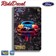 Forged Carbon FORD STICKER FOR T*G TNG Card TOUCH N GO NFC Card STIKER LIMITED EDITION