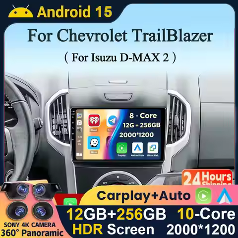 Android Car Radio Multimedia Player For Isuzu D-Max DMAX For Chevrolet TrailBlazer 2 S10 Holden Colo