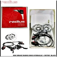 HYDRAULIC DISC BRAKE - DISC BRAKE SET HYDRAULIC RADIUS BR- M860