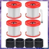 (Y W Z H)Replacement HEPA Filter 4 Pack for   Cordless Wet Dry Vacuum 49-90-1900 0780-20 0880-20