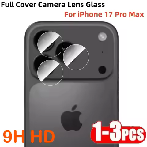 1-3PCS New 9H Ultra HD Camera Lens Glass for IPhone 17 Pro Max 16 15 Plus Air Back Camera Lens Prote