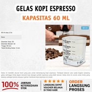 Espresso Shot Glass Coffee Mug Cup 60ml | Black