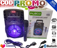 PROMO~SPEAKER KARAOKE BLUETOOTH F-410A/F-410B/F-410C/F-410D + MICROPHONE SPEAKER PORTABLE / SPEAKER