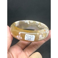 50mm sakura agate bangle