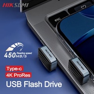 HIKSEMI USB C Flash Drive 64GB 128GB 256GB 512GB Car Flash Drive High Speed Type C Pendrive thumbdri