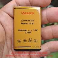 Pin hãng Mastel IZI S1  Dung lượng chuẩn 1000 mAh .