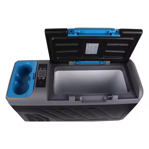Wholesale DC12V AC220V 15L Single Cooling Zone Battery Bluetooth Car Freezer Camping Compressor Frid