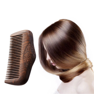 2X Pocket Comb Sandalwood Green Natural Super Narrow Dent Wood Combs Static Lice Beard Comb Hairstyle Sandalwood Comb