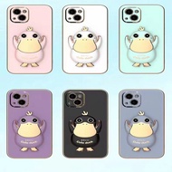 Case POCO M4 5G POCO X4 NFC POCO F4 GT POCO X4 Pro 5G POCO M4 Pro 4G POCO M3 POCO X3 NFC POCO X3 Pro POCO X3 GT POCO X3 Cartoon duck mobile phone holder mobile phone case cartoon mobile phone case