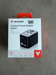 Verbatim GaN III Universal travel adapter 70watt  GaN III 70W 通用旅行轉插