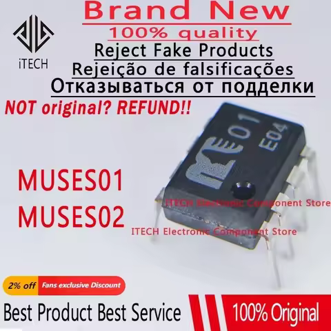 1pcs Original and Genuine MUSES02 MUSES 02/01/03 Op Amp MUSES01 MUSES03 High Fidelity Sound Quality 