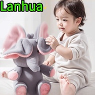 LANHUA Singing Elephant Plush, Cute Stuffed Animal Ears Moving Animated Elephant Toy, Educational In