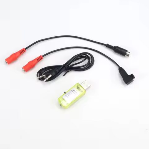 30 In 1 Rc Usb Flight Simulator With Cables For G7 Phoenix 5.0 Aerofly Vrc Fpv Racing Drone Rc Quadc