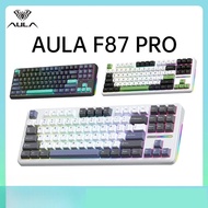 Aula F87 PRO Mechanical Keyboard 3 Mode 2.4G/USB/Bluetooth Tri Mode Wireless Keyboard 87 Key Hotswap