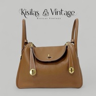 Hermes Lindy 30棕金