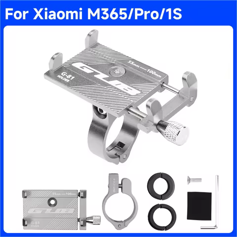 GUB G81 G-81 Aluminum Bicycle Phone Holder For 3.5-6.2 Inch Smartphone Adjustable Support GPS Bike P
