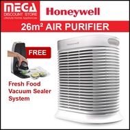 HONEYWELL HPA100 26m² AIR PURIFIER + FREE FOODSAVER FM1200BK02073 FOOD SEALER