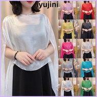 YUJINI Women Shawl, Chiffon Pure Color Evening Prom Cape, Top Scarf Cardigan Shawl Women Girls