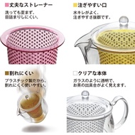 Akebono Clear Tea Pot LL Clear Product Size: 4.7 x 6.6 x 5.3 inches (11.9 x 16.8 x 13.5 cm) Glass Cl