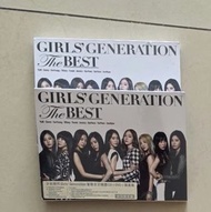 少女時代（Girls' Generation） 於 2014 年發行的日文精選輯 《THE BEST》初回限定盤（CD + DVD + 64P 寫真冊，從封面標籤看為港台代理版）。