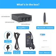 Fosi Audio BT20A Bluetooth TPA3116D2 Sound Power Amplifier 100W Mini HiFi Stereo Audio Class D Amp Bass Treble For Speakers With 24V Power Supply