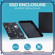M.2 NGFF SSD to 2.5 inch SATA Adapter Card Enclosure 8mm -AP421