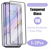 9H Protective Full Cover Black Edge Tempered Glass For Huawei nova 3 3e 4 4e 5 5i 5t 5z 6 7 7i Pro Y
