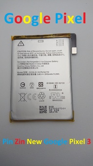 PIN ZIN NEW-ORIGINAL BATTERY GOOGLE PIXEL 3 : G013A-B