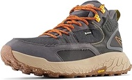 New Balance Men's Fresh Foam X Hierro V1 Mid-Cut Trail Running Shoe, Black/Magnet/Hot Marigold, 16