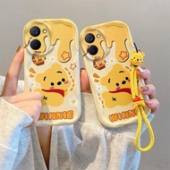 Casing Vivo Y03 Casing Vivo Y18 Casing Vivo Y18E Casing Compatible With Cute Cartoon Cream Edge Soft