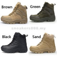 Sport Army Men's Tactical Boots Desert Outdoor Hiking Shoes Combat Swat Boot Kasut tempur luar