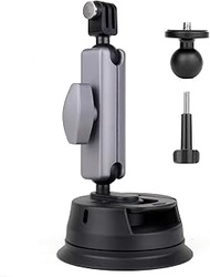 YALLSAME Suction Cup Car Mount with 1/4'' Ball Head and Ballhead Tripod Adapter for GoPro Hero 12 11