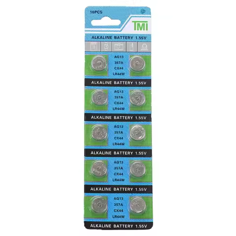 2-50pcs LR44 Batteries AG13 Button Cell Battery 1.5V 357 SR44 LR1154 Button Coin Batteries L1154 Bat
