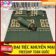 Combo 4 pillowcasePiece with Korean style cover [selected samples) turquoise given