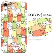 【Sara Garden】客製化 手機殼 SONY XZ3 手繪 貓咪 排排坐 保護殼 硬殼