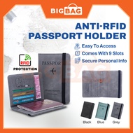 Passport Holder Passport Cover Waterproof Passport Wallet Rfid Card Holder Sampul Pasport Cover Pass