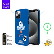 NISSAN GT-R CALSONIC IMPUL Phone Case for iPhone 17 Pro Max / iPhone 16 Pro Max / 15 / 14 / 13 Prote
